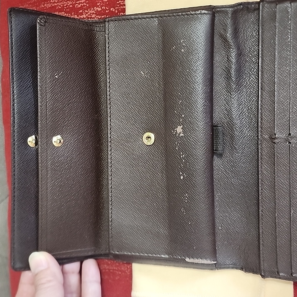 Louis Vuitton Sarah Wallet Damier Ebene Brown - Picture 7 of 8